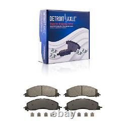 10pc Front & Rear DRILLED Rotors + Ceramic Brake Pads for Dodge Ram 2500 3500