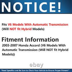 11.1 (282mm) Front & Rear Drilled Rotors + Brake Pads for 2003-07 Honda Accord