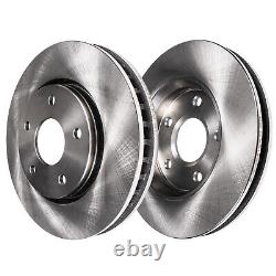 11.54 inch Front and Rear Brake Rotors+Brake Pad for 2005-2010 Ford Mustang Base