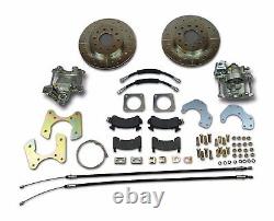 1968-1972 Chevelle gto rear disc brake conversion with parking brake d&s rotors