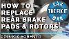 2016 Kia Sorento How To Replace Rear Brake Pads U0026 Rotors Diy