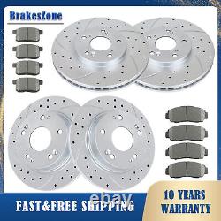 282mm Front and Rear Brake Rotors Pads fit for Honda Accord LX 2008 2009-2017