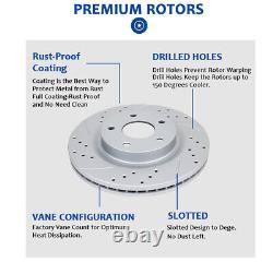 282mm Front and Rear Brake Rotors Pads fit for Honda Accord LX 2008 2009-2017