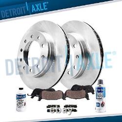 395mm Rear Brake Rotors + Pads for 1999 2002 2003 2004 Ford F-450 SD F-550 SD