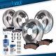6 Lug Front & Rear Disc Rotors + Ceramic Brake Pads For 2012 2020 Ford F-150