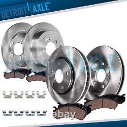 8pc Front Rear Brake Rotors Ceramic Brake Pads for Hyundai Tucson Kia Sportage