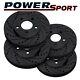 Brake Rotors 2 Front + 2 Rearpowersport Black Drilled & Slotted Disc Bn20011