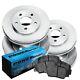 Brake Rotors Front+rear Kit Oe Factory Replacement + Ceramic Pads Bw00209