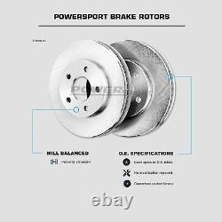 Brake Rotors Front+Rear Kit OE FACTORY REPLACEMENT + CERAMIC PADS BW00209