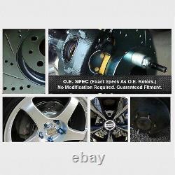 Brake Rotors Rear KitPOWERSPORT BLACK DRILL/SLOT + CERAMIC PADS BR16732