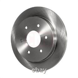 Brake Rotors Semi-Metallic Pad Rear Kit For 17-19 Nissan Armada With Solid Rotor