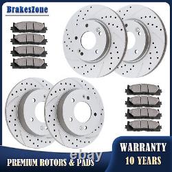 Fit for Hyundai Veloster 2012-2016 Front and Rear Brake Rotors Pads Kit Brakes