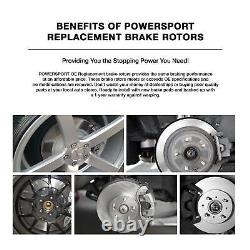 For 1997 Chevrolet Blazer Front Rear PowerSport Blank Brake Rotors