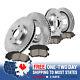 For 2005 2006 2007 2010 Ford Mustang Front+rear Brake Rotors And Ceramic Pads