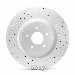 For 2005-2006 E500, E350 Rear Drilled Slotted Brake Rotors+Ceramic Pads