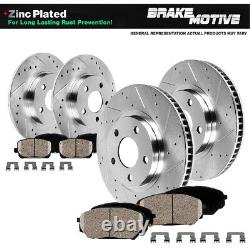 For 2006-2008 2009 2010 2011 DTS Lucerne Front and Rear Brake Rotor Ceramic Pads