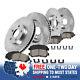 For 2013 2017 Ford Fusion Lincoln Mkz Front+rear Brake Rotors & Ceramic Pads