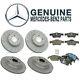 For Mercedes W212 E350 E400 Front & Rear Disc Brake Rotors & Pads Kit Genuine