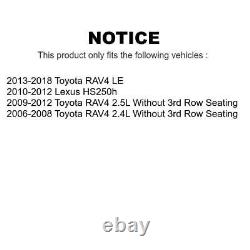 For Toyota RAV4 Lexus HS250h Front Rear Disc Brake Rotors Kit