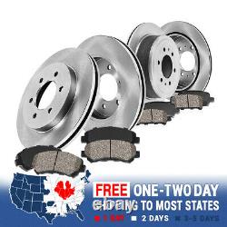 Front And Rear Rotors + Ceramic Pads For Buick Enclave Chevy Traverse Outlook
