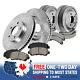 Front Brake Rotors + Ceramic Pads Rear Drums + Shoes For Jeep Wrangler Cherokee