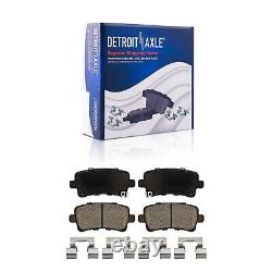 Front Rear Brake Rotors Ceramic Brake Pads for Buick Regal Chevy Malibu Limited