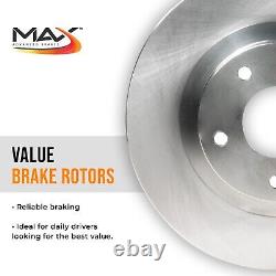 Front & Rear Brake Rotors + Ceramic Pads for 2021 2022 Toyota Sienna