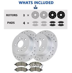 Front Rear Brake Rotors Pads Fit for Ford Fusion Mazda 6 Lincoln MKZ Brakes