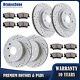 Front Rear Brake Rotors Pads For Nissan Maxima 2009-2019 Drilled Slotted Brakes