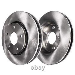 Front Rear Brake Rotors and Ceramic Brake Pads Kit for Ford Fusion Lincoln MKZ
