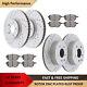 Front Rear Brake Rotors And Ceramic Pads For 2009-2014 2016-2019 Nissan Maxima