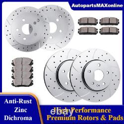 Front Rear Brake Rotors and Pads for Chevy Equinox Terrain Rotor Brakes Pad Kits