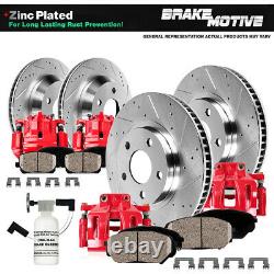 Front+Rear Calipers & Rotors & Pads For 1999 2000 2001 2002 Ford Mustang SN95