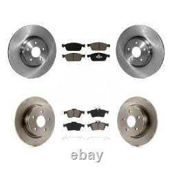 Front Rear Disc Brake Rotors And Ceramic Pad Kit For Ford Escape Transit Connect