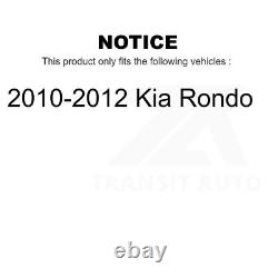 Front Rear Disc Brake Rotors And Ceramic Pads Kit For 2010-2012 Kia Rondo