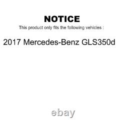 Front Rear Disc Brake Rotors And Ceramic Pads Kit For 2017 Mercedes-Benz GLS350d