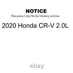 Front Rear Disc Brake Rotors And Ceramic Pads Kit For 2020 Honda CR-V 2.0L