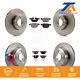Front Rear Disc Brake Rotors And Ceramic Pads Kit For Bmw X5 X6