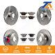 Front Rear Disc Brake Rotors And Ceramic Pads Kit For Bmw X5 X6