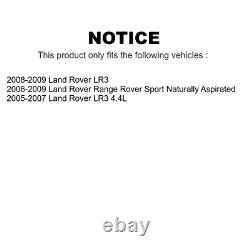 Front Rear Disc Brake Rotors And Ceramic Pads Kit For Land Rover Range Sport LR3