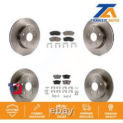 Front Rear Disc Brake Rotors And Ceramic Pads Kit For Suzuki SX4 Crossover