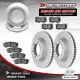 Front & Rear Disc Brake Rotors + Ceramic Pads Kit For Toyota 4runner Lexus Gx460