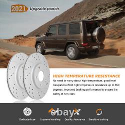 Front & Rear Disc Brake Rotors + Ceramic Pads Kit For Toyota 4Runner Lexus GX460