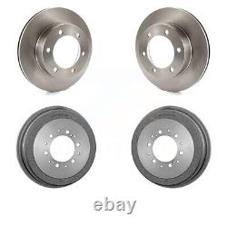 Front Rear Disc Brake Rotors Drums Kit For Toyota Tacoma 4Runner Fits Fits 1995