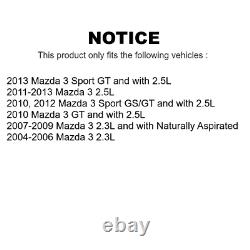 Front Rear Disc Brake Rotors Kit For Mazda 3 Sport