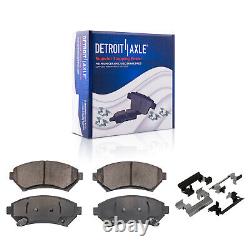 Front & Rear Disc Rotors + Brake Pads for 2000-2005 Chevrolet Impala Monte Carlo