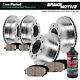 Front+rear Drill Slot Brake Rotors And Ceramic Pads For Chevy Silverado Sierra