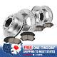 Front+rear Drill Slot Brake Rotors And Ceramic Pads For Dodge Ram 1500 2500 3500