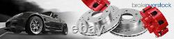 Front & Rear Drill Slot Brake Rotors & Ceramic Pads For TSX Honda Accord EX EX-L