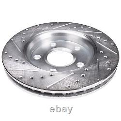 Front Rear Drilled Brake Rotors for Dodge Charger Magnum Challenger Chrysler 300